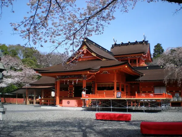 The honden, the shrine's main sanctuary