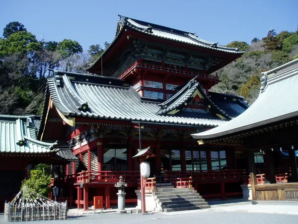 The two-storey Ohaiden worship hall