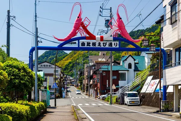 The shrimp arch over Yui Sakura Ebi Street